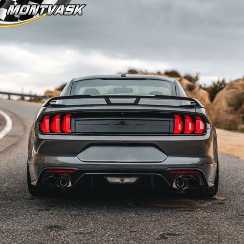 Rear Trunk Spoiler Wing Glossy Black Fit For 15-2020 Ford Mustang S550 GT Style, US $65.84, image 24