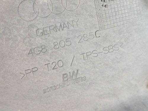 2012-2014 audi a7 c7 - front left upper core support / headlight cover trim