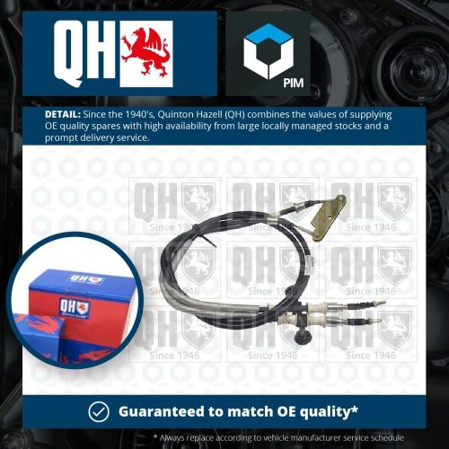 Handbrake Cable Rear BC3654 Quinton Hazell Hand Brake Parking 93181107 93181106, US $, image 2