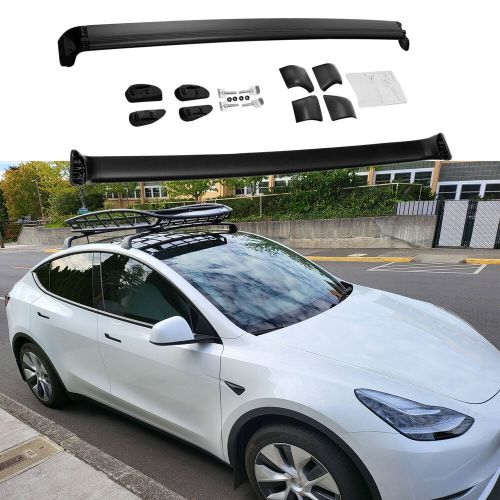 Roof Rack Cross Bar Carrier For 2020-2023 Tesla Model Y Aluminum Luggage Cargo, US $179.98, image 8