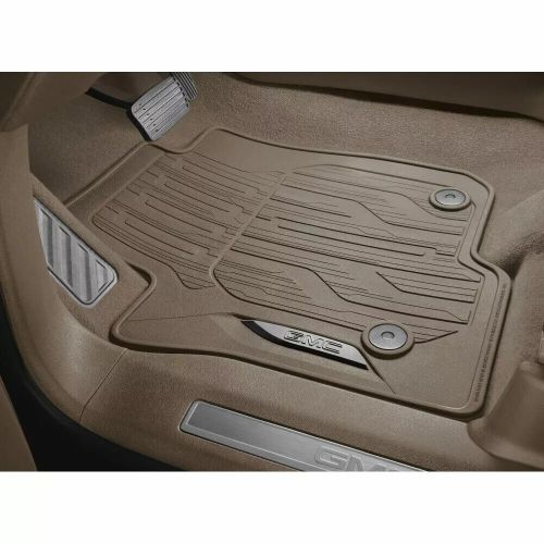 2021-2025 gmc yukon / yukon xl premium all weather floor mats 84701526 teak gm