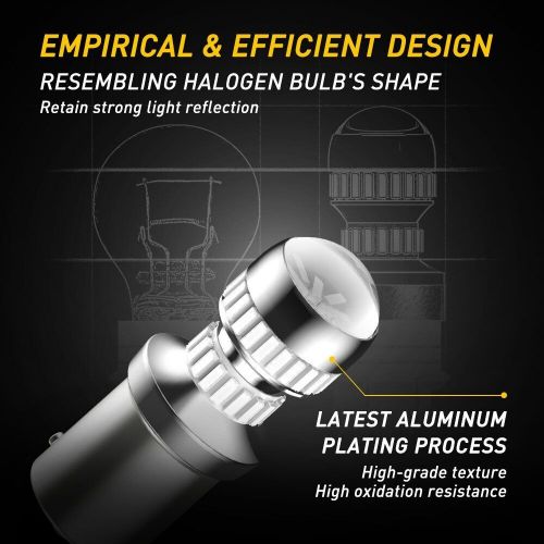 2X AUXITO LED Brake Stop Tail Light Bulbs Lamps Pure Red 1157 7528 2357 US EXV, US $15.99, image 6