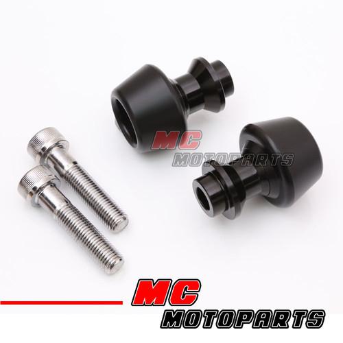 Black cnc billet swingarm spools kawasaki er6n/f 05 06 07 08 09 10 11 12 13