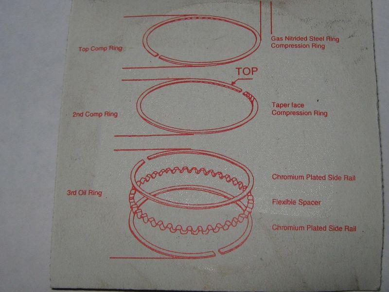 Suzuki Samurai Piston Ring Set 90-95 New Free Shipping, US $65.00, image 9