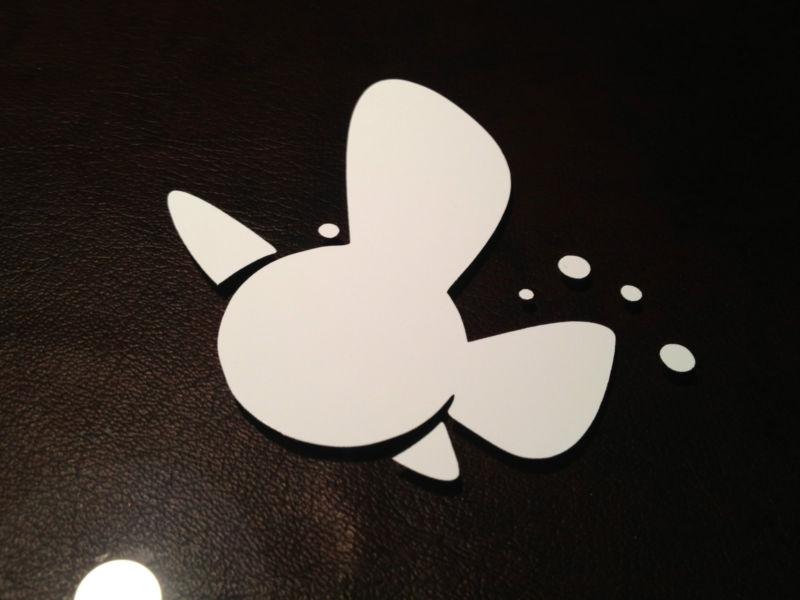 White navi sticker, vinyl decal, nintendo, zelda, nes, n64, wii, macbook, oot