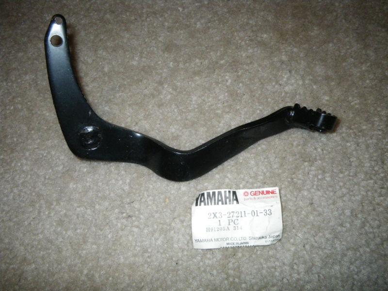 Brake pedal for yamaha yz125 1978 1979 oem brand new #2x3-27211-01-33