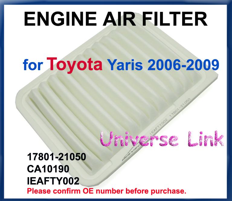 Toyota air filter corolla matrix 09-11 scion xd pontiac vibe 17801-21050 new