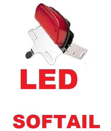 50 % off ~ led flush mount taillight by paul yaffe ~ harley shovelhead softail