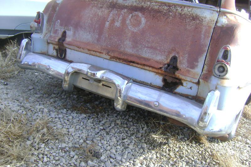 1954 54 plymouth 2dr station wagon rear bumper savoy