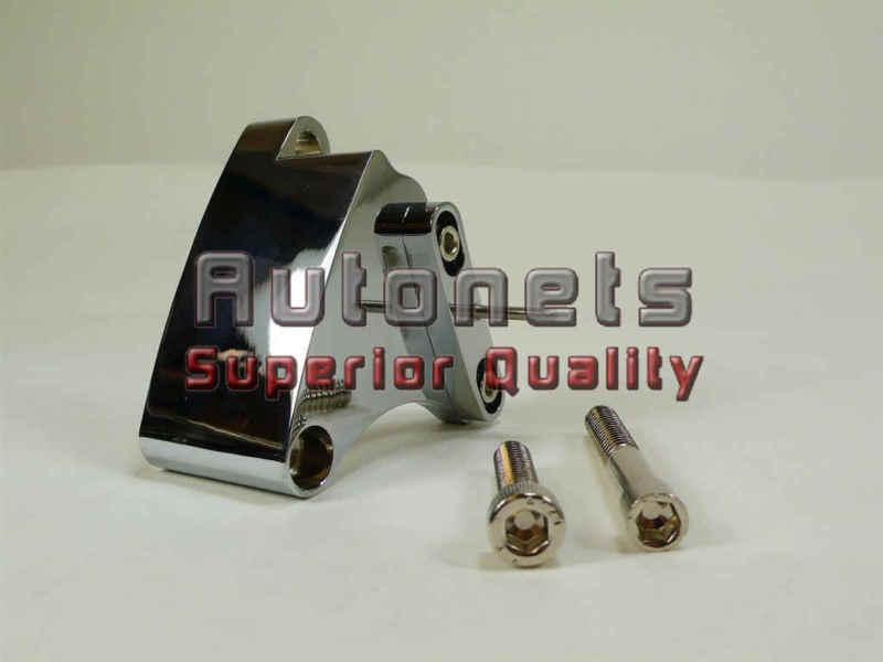 Chromed aluminum timing tab chevy small block 283-350 plain 6" or 7" balancer