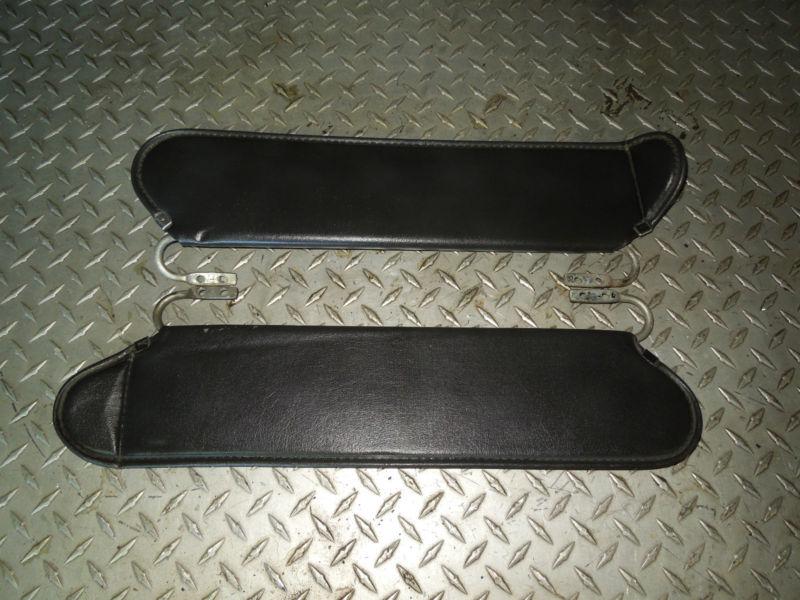 Factory visor set, black! jeep wrangler yj 1987-1995