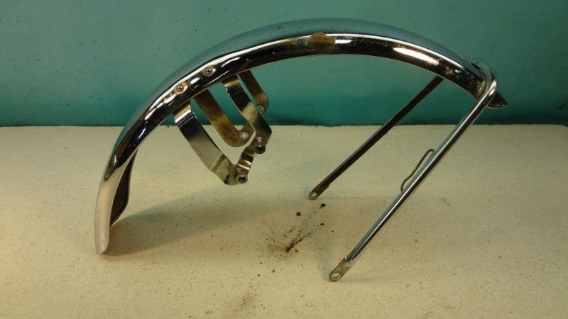 1974 honda cb360 360 cl360 h749' front fender guard with bracket #1