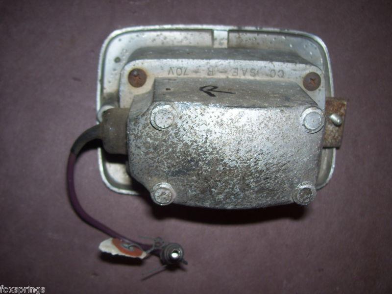1970 PLYMOUTH VALIANT RIGHT REVERSE LIGHT ASSY - 70V - 3403312 - 3403310 - PL64, US $24.99, image 2