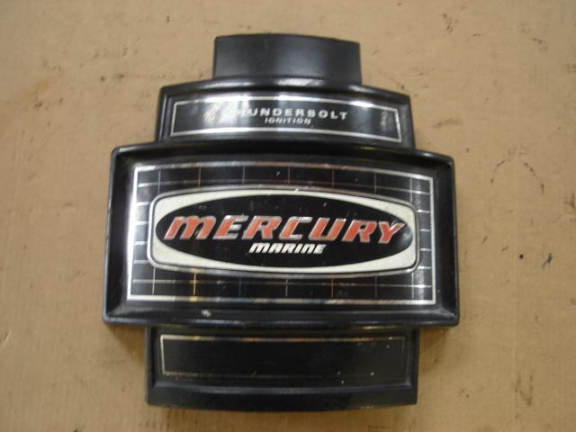 Vintage mercury thunderbolt ignition face plate front cover