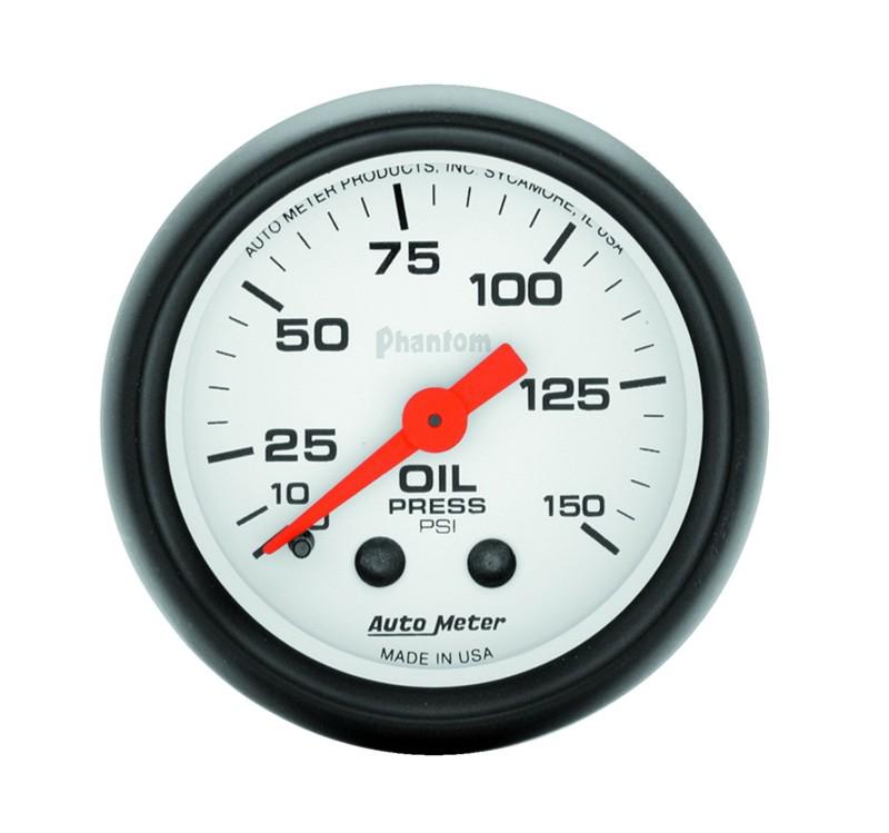 Purchase Auto Meter 5723 Phantom; Mechanical Oil Pressure Gauge in