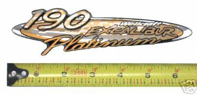 Wellcraft 190 excalibur boat decal sticker boat emblem