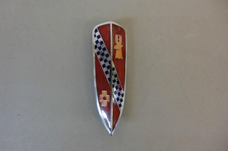 1941 41 buick front chrome grill center emblem badge special super original oem 
