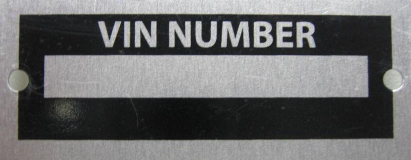 Body trim number plate tag auburn cobra ferrari street rod replica kit car parts