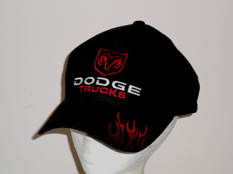 New dodge trucks "flames" hat - cap  *l@@k*   dodge trucks