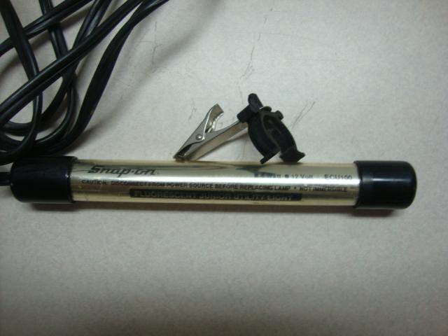 Vintage snap-on tools 4-watt 10' cord (12 volt) fluorescent junior utility light