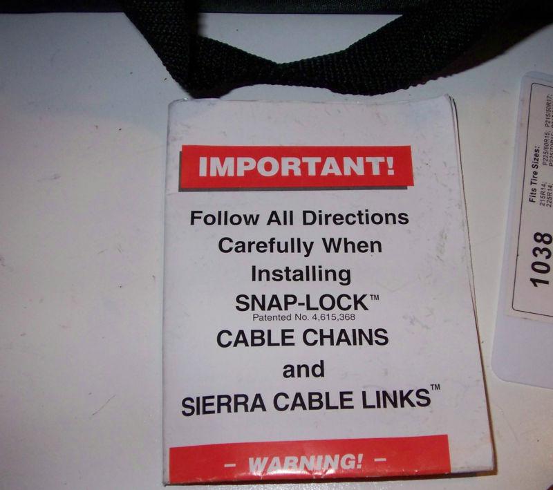 Laclede Tire Cable Chains 14