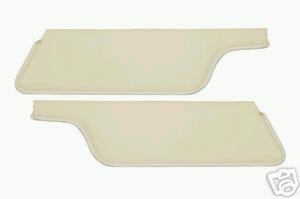 65-66 mustang fastback/coupe white sunvisors!new tmi 