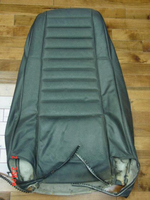 80-86 jeep cj black seat cover front high back cj7 cj5 scrambler 7 5 oem factory