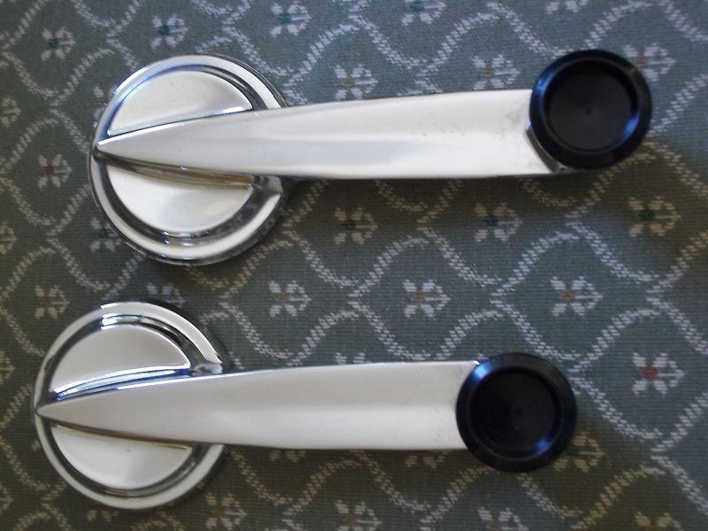 1960,1961,1962 Original Ford Interior Chrome Door Handles (2), Window Cranks (2), US $49.95, image 3