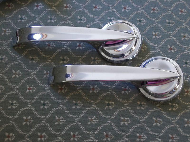 1960,1961,1962 Original Ford Interior Chrome Door Handles (2), Window Cranks (2), US $49.95, image 8