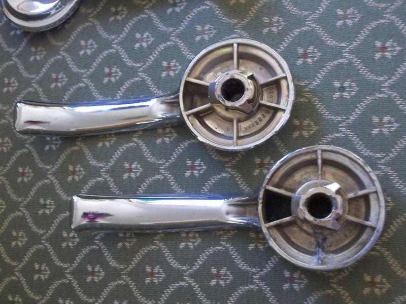 1960,1961,1962 Original Ford Interior Chrome Door Handles (2), Window Cranks (2), US $49.95, image 9
