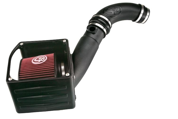 S&b 75-5037 - 01-04 chevy silverado / sierra; cold air intake kit (cleanable,