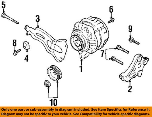 Nissan oem 0112101681 alternator-alternator bolt
