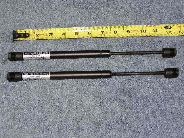 2ea rv van marine 12" 55# nitro-prop gas spring strut lidbay  door hatch ram rod