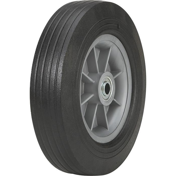 Martin flat free solid rubber tire and poly wheel-10 x 275 tire #zp1102rt-2c2