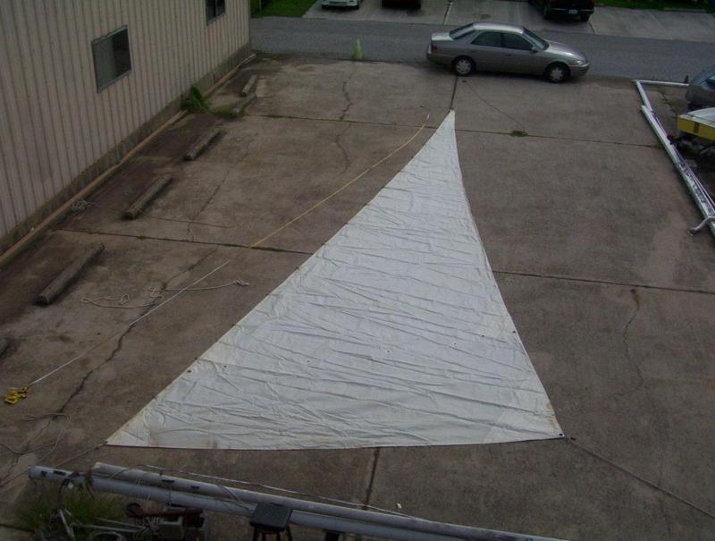 Boaters resale shop of tx 1309 1727.94 h.o. jib w 43-10 luff