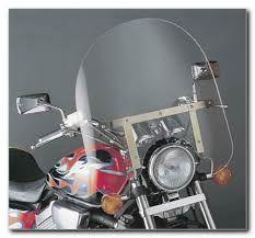 Slipstreamer 22" clear winshield for tapered forktube 