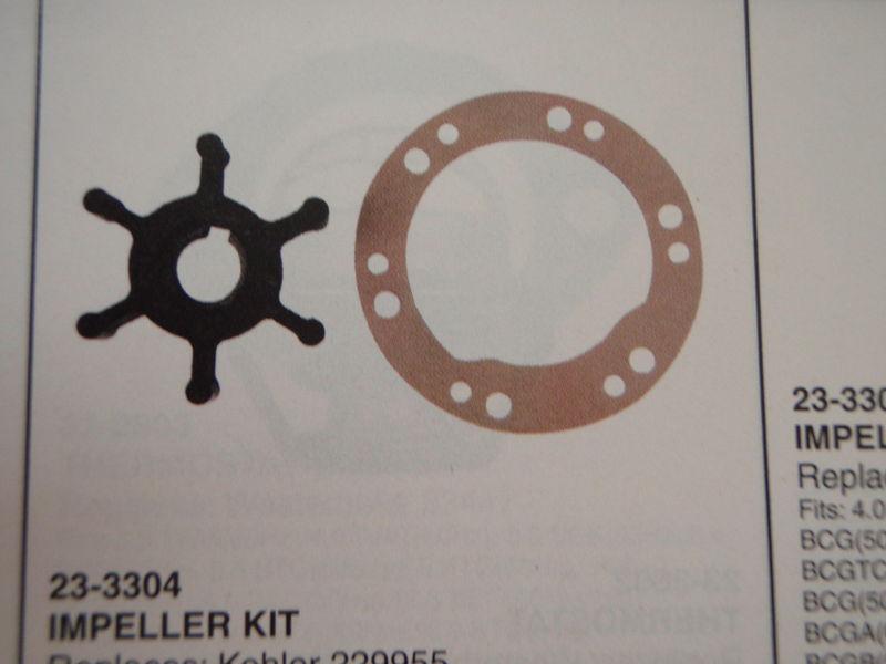 Kohler generator sierra impeller kit 23-3304 replaces 229955 see list genset 