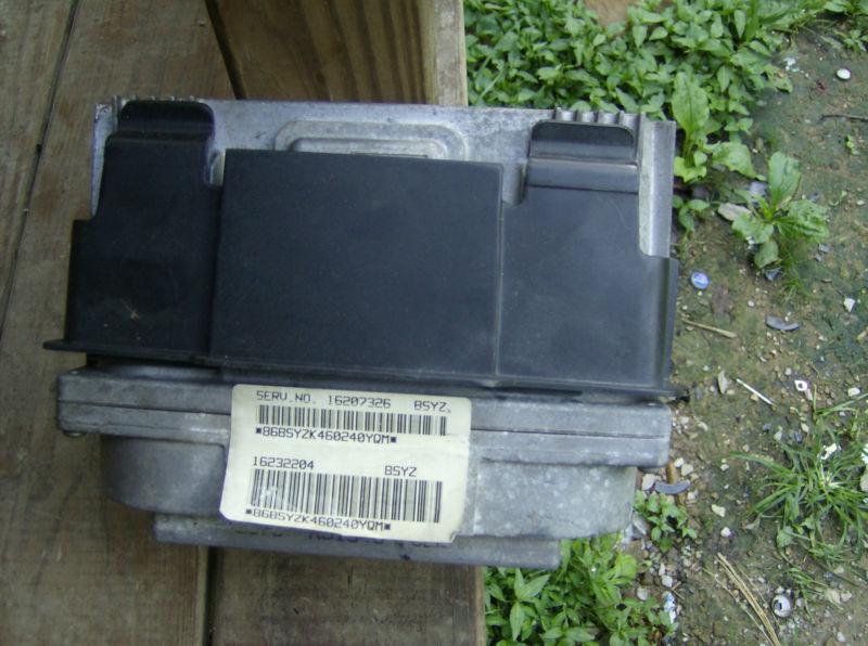 1995-96  pontiac firebird and chevrolet camaro  ecm serv.no.16207326