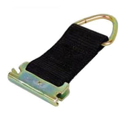 Mac's custom tie-downs tie down strap flat d-ring black 6" l 2"w 3000 lb. strap