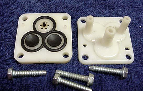 Nos washer pump white repair kit gm pontiac gto 68 69 70 71 72