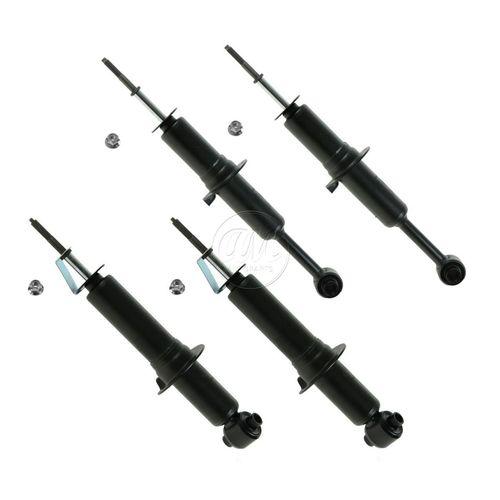02-03 explorer mountaineer front & rear strut shock absorber set of 4 new