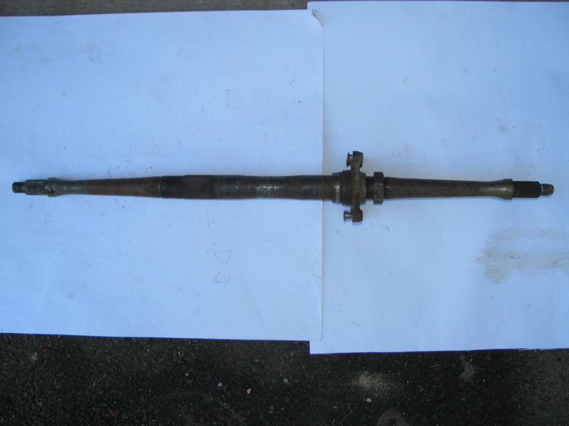 2003 kfx400 z400 ltz 400 rear axle with rotor hub 100% straight 