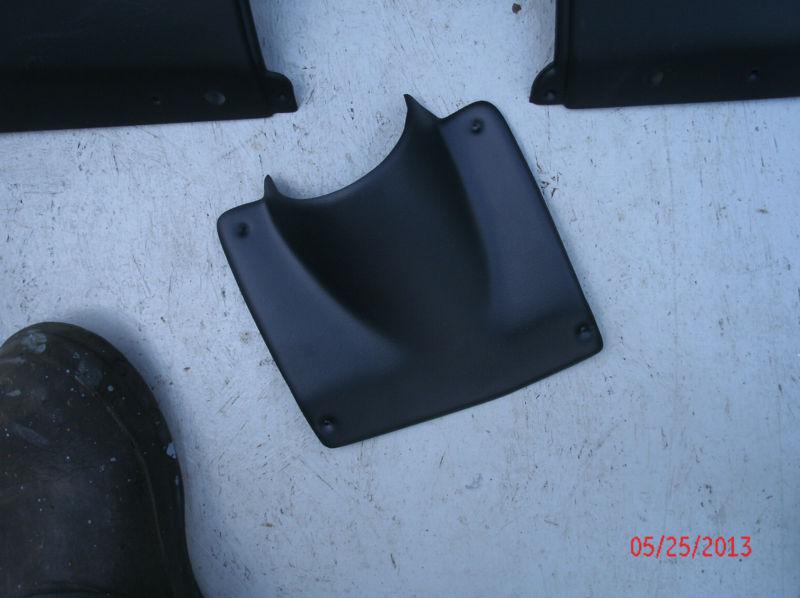1969 Chevelle El Camino Malibu Black 6 Hole Dash Panel No Gauges With Astro, US $275.00, image 3