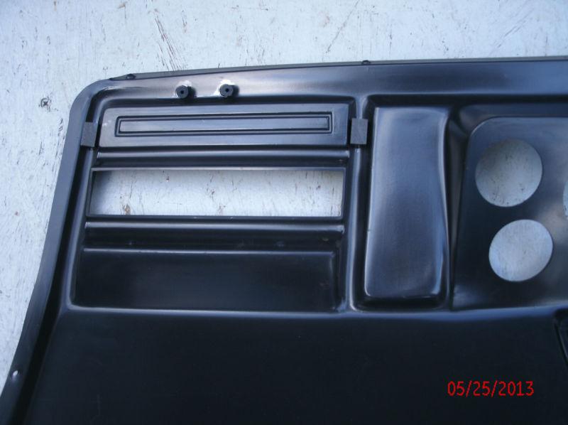 1969 Chevelle El Camino Malibu Black 6 Hole Dash Panel No Gauges With Astro, US $275.00, image 5