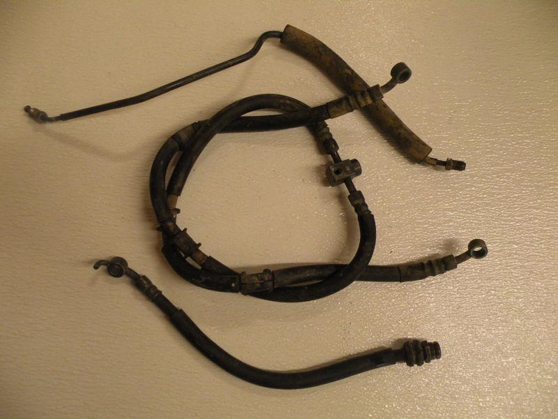 Suzuki z400 front brake line set ltz400