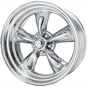 15x6  polished american racing torq thrust ii 5x4.5
