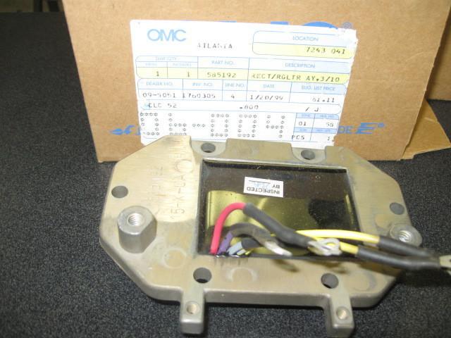 Johnson evinrude outboard rectifier regulator 585192
