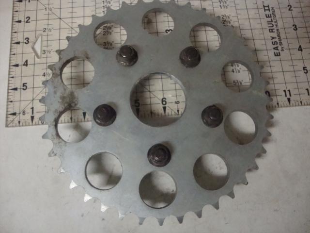 Honda 41201-965-000 rear sprocket atc vintage sunstar 40 tooth steel 520 chain 