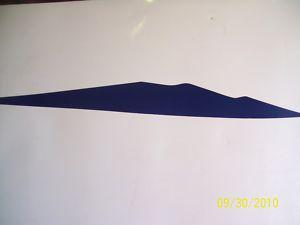 2 rv boat car trailer graphic decal blue