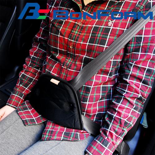 Bonform 7478-18 memory form 95% shock absorption motor car safety belt pads